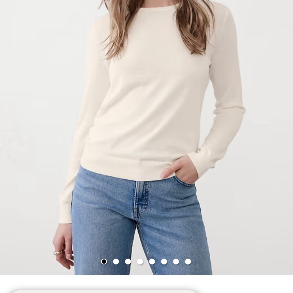 Banana Republic Factory Forever Crewneck sweater NWOT